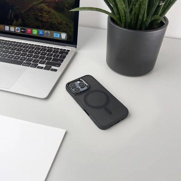 Wozinsky Fashion MagSafe-kompatibilis tok Samsung Galaxy S25 - fekete
