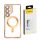 Wozinsky Electroplated MagSafe-kompatibilis tok Samsung Galaxy S25 - arany színű Wozinsky Electroplated MagSafe-kompatibilis tok Samsung Galaxy S25 - arany színű