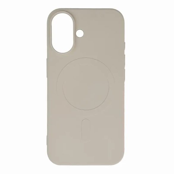 Wozinsky Liquid Silicone MagSafe-kompatibilis tok Samsung Galaxy S24 FE - bézs