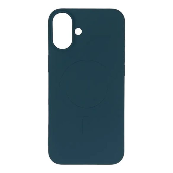 Wozinsky Liquid Silicone MagSafe-kompatibilis tok Samsung Galaxy S24 FE - sötétkék