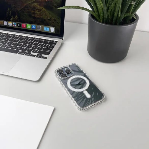 Wozinsky Ultra Clear MagSafe-kompatibilis tok Samsung Galaxy S24 FE - átlátszó