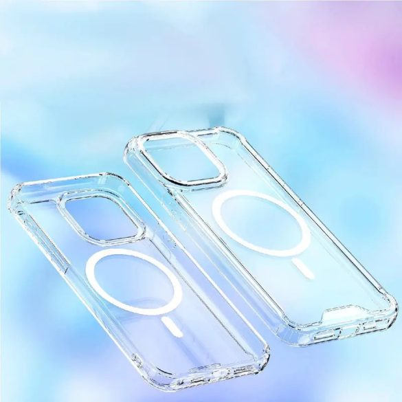 Wozinsky Clear Corner MagSafe-kompatibilis tok Samsung Galaxy S24 FE - átlátszó