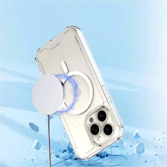 Wozinsky Clear Corner MagSafe-kompatibilis tok Samsung Galaxy S24 FE - átlátszó