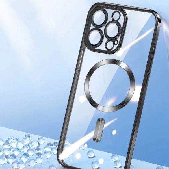 Wozinsky Electroplated MagSafe-kompatibilis tok Samsung Galaxy S24 FE - ezüst színű