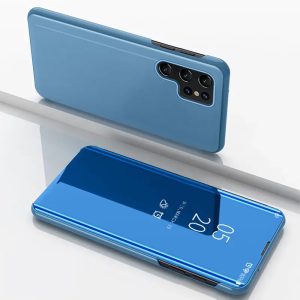 Clear View könyvtok Samsung Galaxy A56 - kék