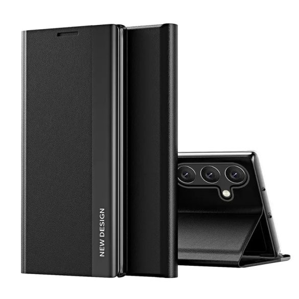 New Sleep könyvtok Samsung Galaxy A56 - fekete