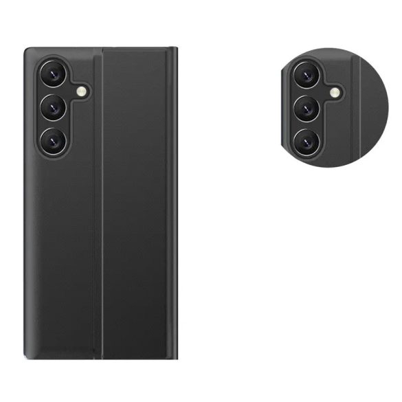 New Sleep könyvtok Samsung Galaxy A26 - fekete