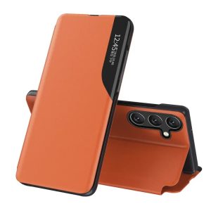 Eco Leather View könyvtok Samsung Galaxy A36 - narancssárga