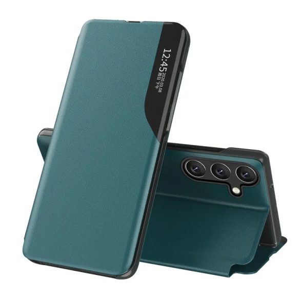 Eco Leather View könyvtok Samsung Galaxy A36 - zöld