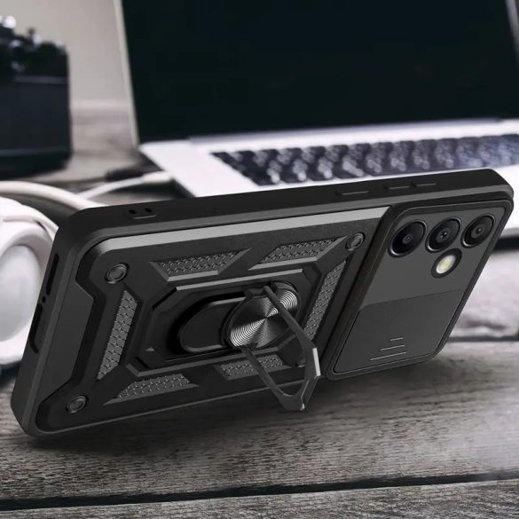Hybrid Armor Camshield tok Samsung Galaxy A36 - fekete