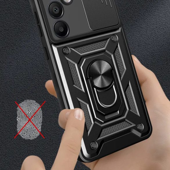 Hybrid Armor Camshield tok Samsung Galaxy A36 - fekete