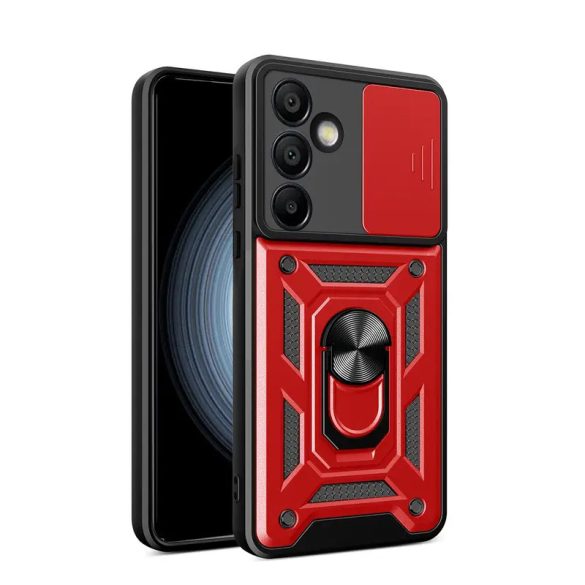 Hybrid Armor Camshield tok Samsung Galaxy A36 - piros