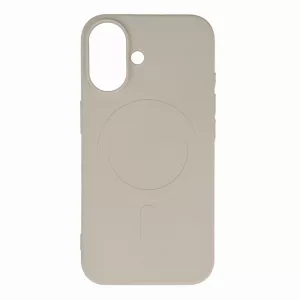 Liquid Silicone MagSafe-kompatibilis tok iPhone 16e - bézs