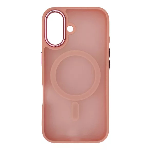 Fashion MagSafe-kompatibilis tok iPhone 16e - rózsaszín
