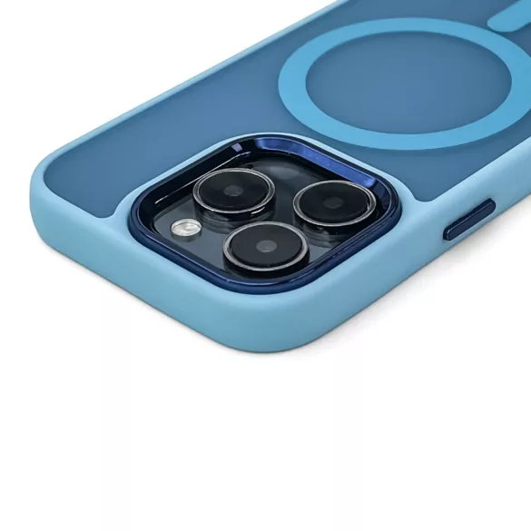 Fashion MagSafe-kompatibilis tok iPhone 16e - kék