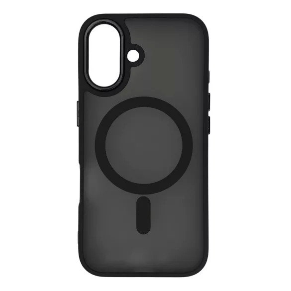 Fashion MagSafe-kompatibilis tok iPhone 16e - fekete