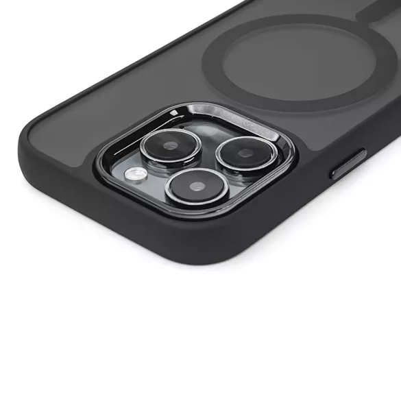 Fashion MagSafe-kompatibilis tok iPhone 16e - fekete