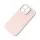 Silicone MagSafe-kompatibilis tok iPhone 16e - rózsaszín