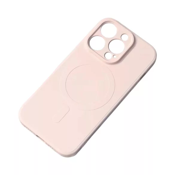 Silicone MagSafe-kompatibilis tok iPhone 16e - rózsaszín