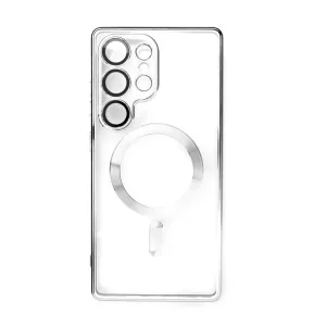 Electroplated MagSafe-kompatibilis tok iPhone 16e - ezüst színű