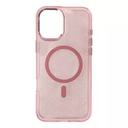   Glitter MagSafe-kompatibilis tok Samsung Galaxy A16 5G - rózsaszín