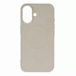   Liquid Silicone MagSafe-kompatibilis tok Samsung Galaxy A16 5G - bézs