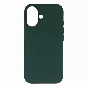 Liquid Silicone MagSafe-kompatibilis tok Samsung Galaxy S25 Edge - zöld