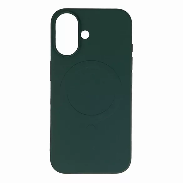 Liquid Silicone MagSafe-kompatibilis tok Samsung Galaxy S25 Edge - zöld