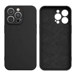 Silicone tok Samsung Galaxy S25 Edge - fekete