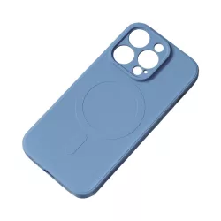   Silicone MagSafe-kompatibilis tok Samsung Galaxy S25 Edge - kék