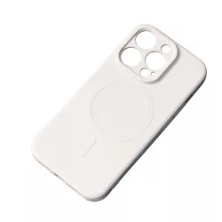   Silicone MagSafe-kompatibilis tok Samsung Galaxy S25 Edge - bézs