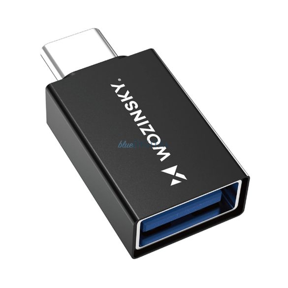 Wozinsky W10GY1S USB-C - USB-A 3.2 10Gb/s adapter - Fekete