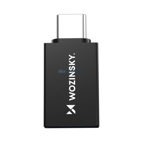 Wozinsky W10GY1S USB-C - USB-A 3.2 10Gb/s adapter - Fekete