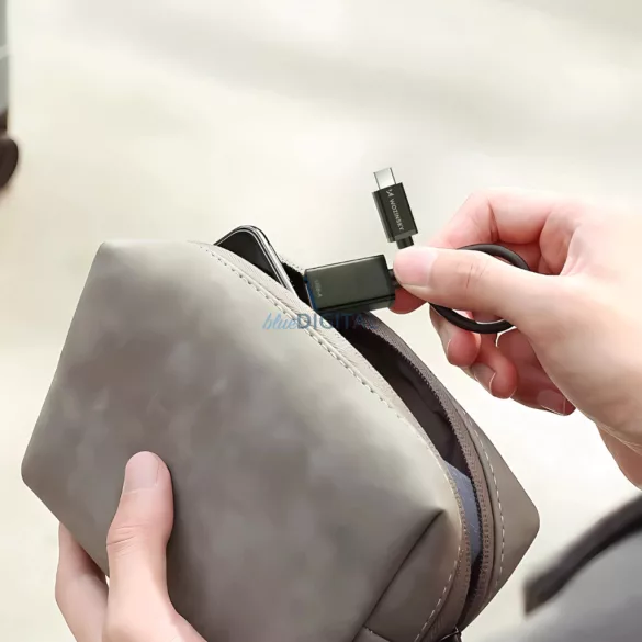 Wozinsky WOTGY1S USB-C 3.0 (férfi) - USB-A 3.0 (női) OTG adapter - Fekete