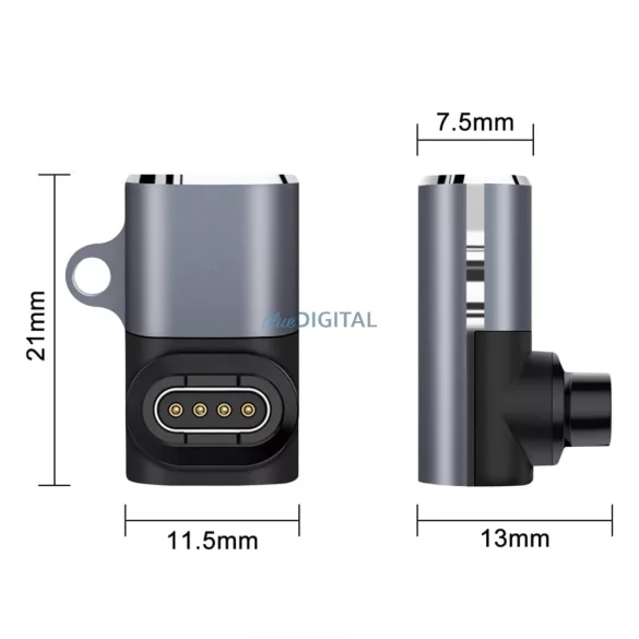 Wozinsky WAYGS1 USB-C adapter Garmin okosórához - Szürke