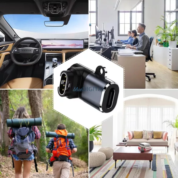 Wozinsky WAYGS1 USB-C adapter Garmin okosórához - Szürke
