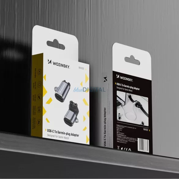 Wozinsky WAYGS1 USB-C adapter Garmin okosórához - Szürke