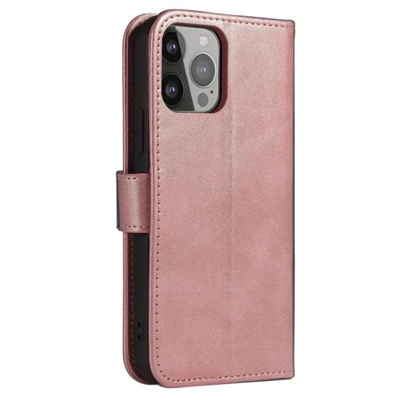 Magnet könyvtok iPhone 16e - rózsaszín