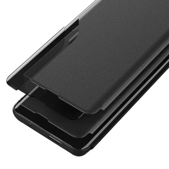 Eco Leather View könyvtok iPhone 16e - fekete