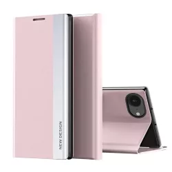Sleep Pro könyvtok iPhone 16e - rózsaszín