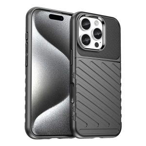 Thunder Armored tok iPhone 16e - fekete