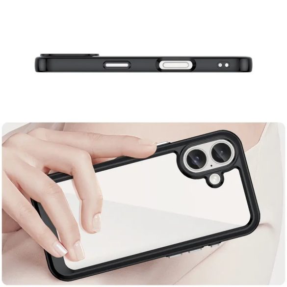 Outer Space tok iPhone 16e - fekete