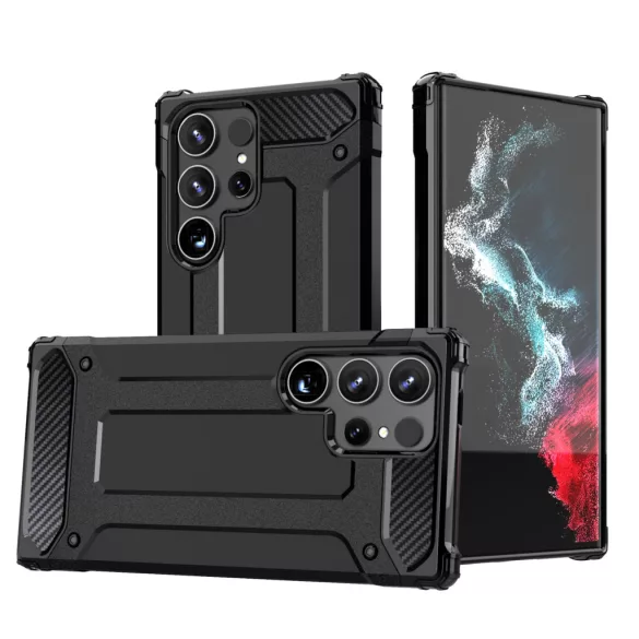 Hybrid Armor tok Samsung Galaxy S25 Edge - fekete