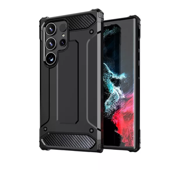 Hybrid Armor tok Samsung Galaxy S25 Edge - fekete