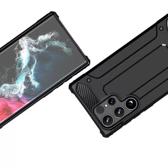 Hybrid Armor tok Samsung Galaxy S25 Edge - fekete