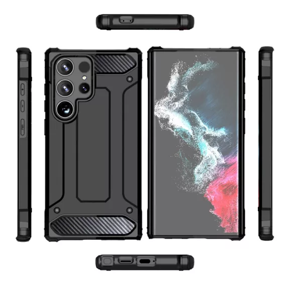 Hybrid Armor tok Samsung Galaxy S25 Edge - fekete