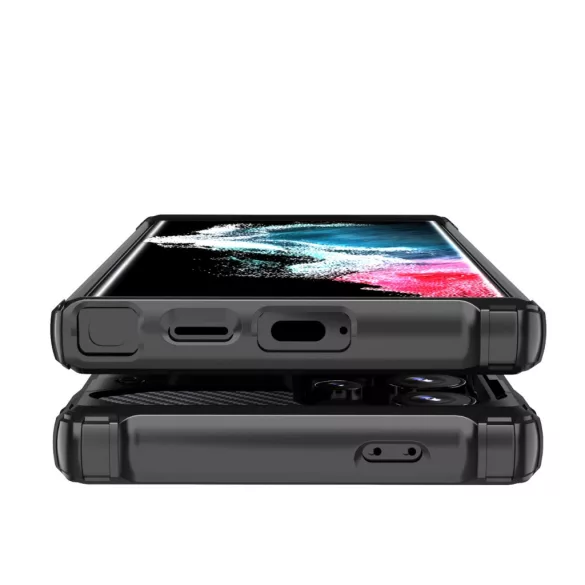 Hybrid Armor tok Samsung Galaxy S25 Edge - fekete