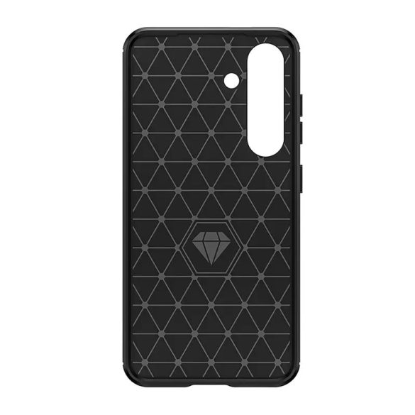 Carbon tok Samsung Galaxy S25 Edge - fekete