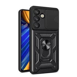 Hybrid Armor Camshield tok Oppo A5 Pro 4G/5G - fekete