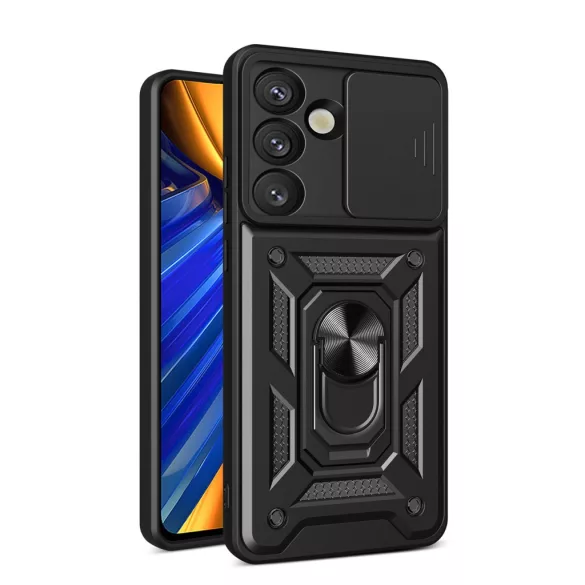 Hybrid Armor Camshield tok Oppo A5 Pro 4G/5G - fekete